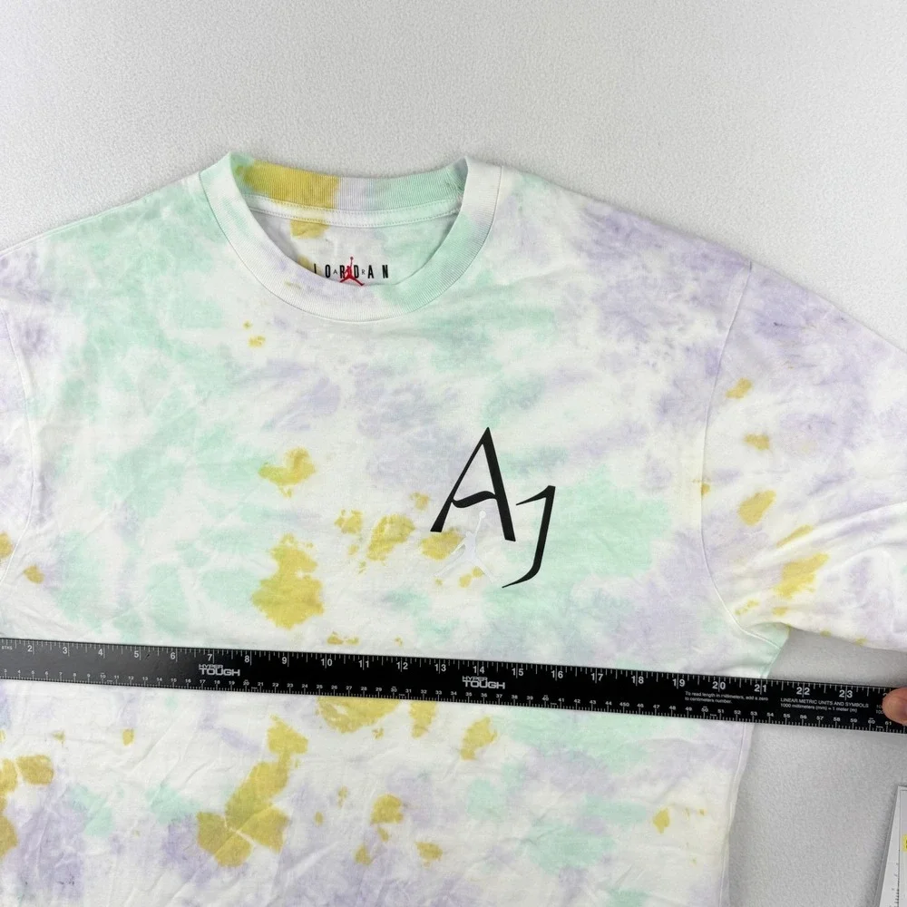 JORDAN‎ DNA Statement 85 Tie Dye Tshirt Size S Mens Purple Green New